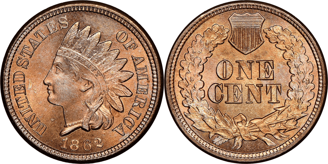 1862 Indian Head Cent