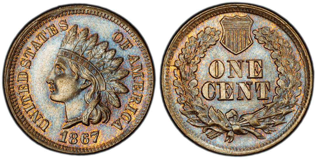 1867 Indian Head Cent