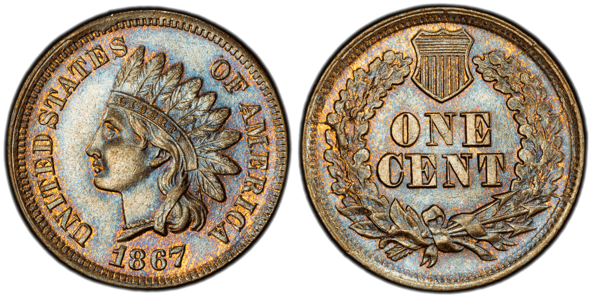 1867 Indian Head Cent