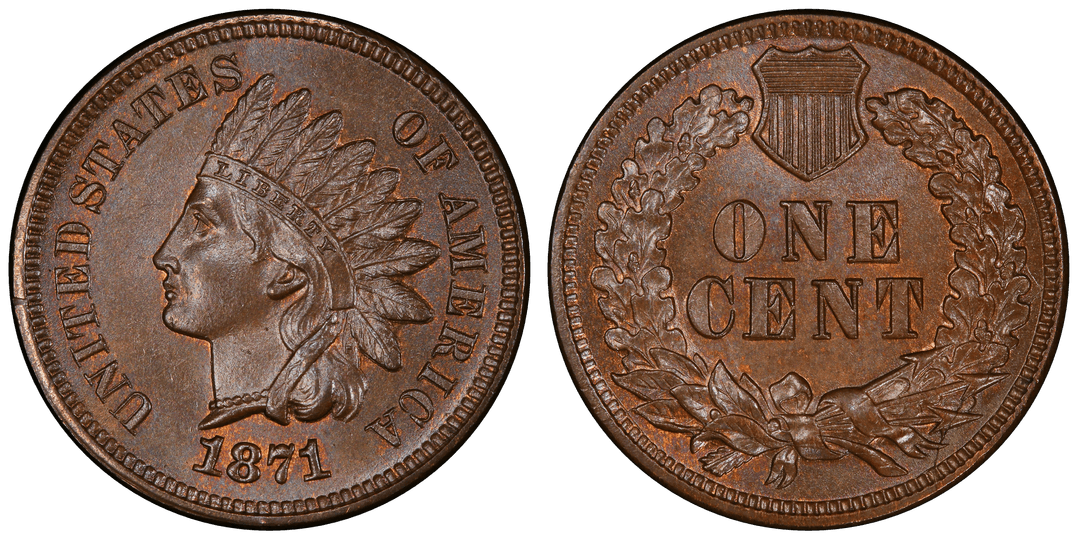 1871 Indian Head Cent