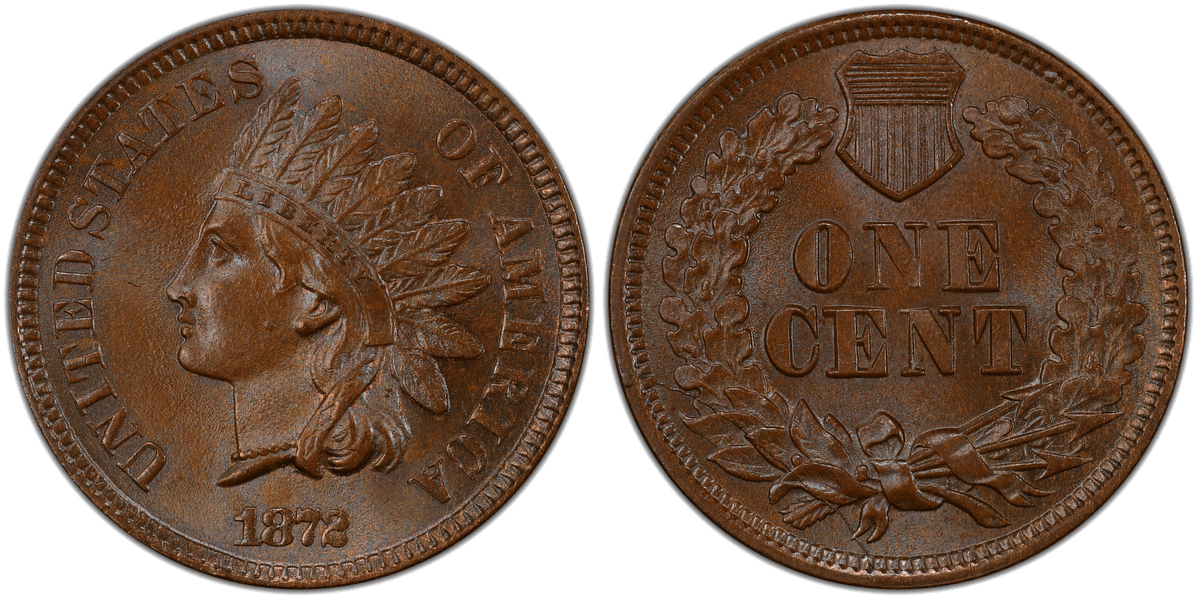 1872 Indian Head Cent