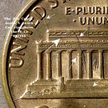 UDC-1c-1988-01R Unusual Die Crack