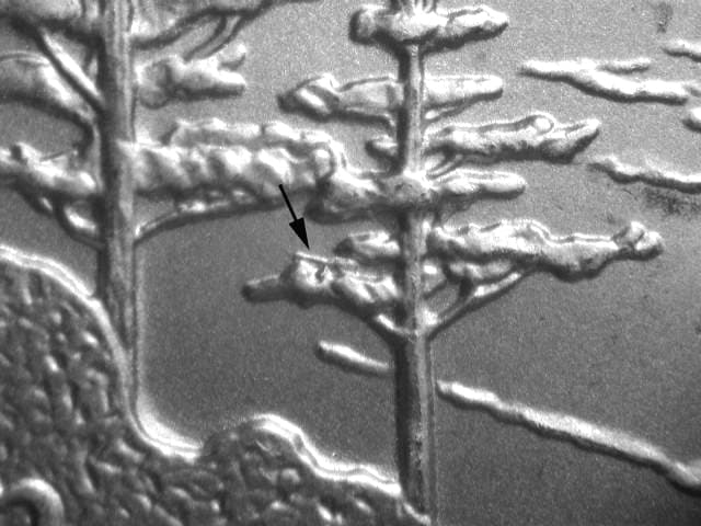 2005 Doubled Die Reverse WDDR-017