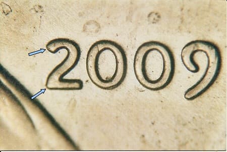 2009 Doubled Die Obverse WDDO-018