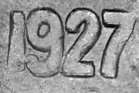 1927-S Doubled Die Obverse WDDO-001