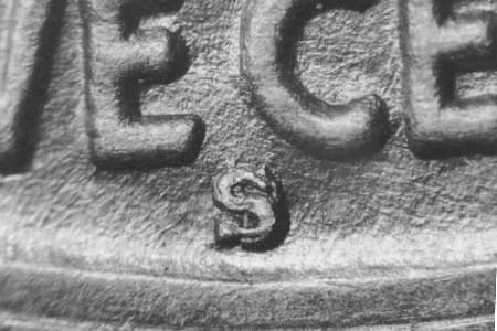 1915-S Repunched Mintmark WRPM-001