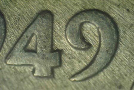 1949 Doubled Die Obverse WDDO-003