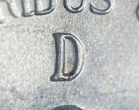 1944-D Repunched Mintmark WRPM-013