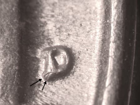1946-D Repunched Mintmark WRPM-006