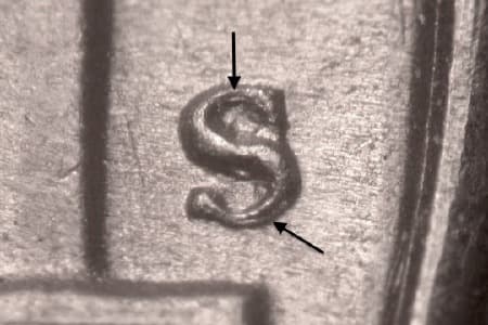 1948-S Repunched Mintmark WRPM-006