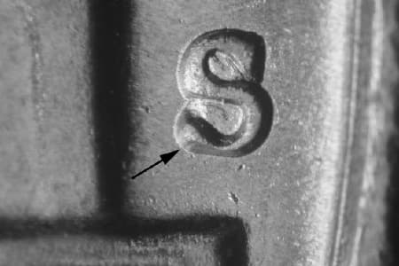 1953-S Repunched Mintmark WRPM-010
