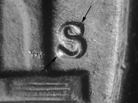 1953-S Repunched Mintmark WRPM-012