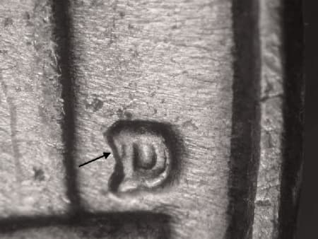 1954-D Repunched Mintmark WRPM-002