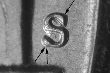 1954-S Repunched Mintmark WRPM-004
