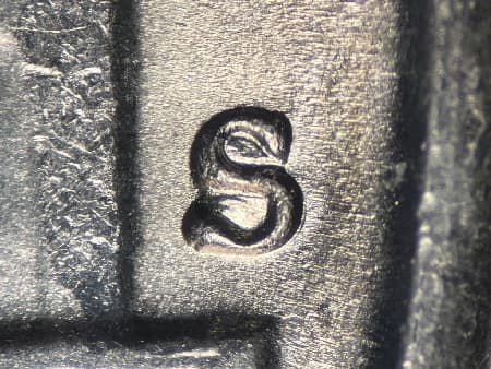 1954-S Repunched Mintmark WRPM-009