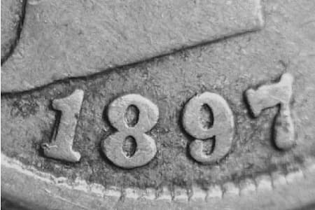 1897 Repunched Date WRPD-001