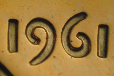 1961 Doubled Die Obverse WDDO-005
