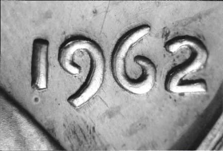 1962 Doubled Die Obverse WDDO-039