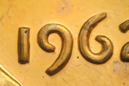 1962 Doubled Die Obverse WDDO-040