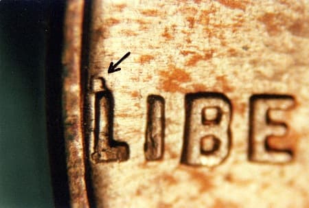1964 Doubled Die Obverse WDDO-001