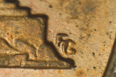 1967 Doubled Die Reverse WDDR-001