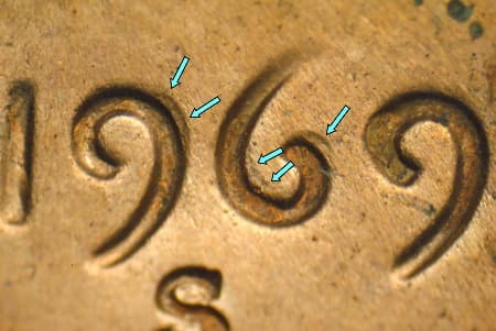 1969-S Doubled Die Obverse WDDO-002