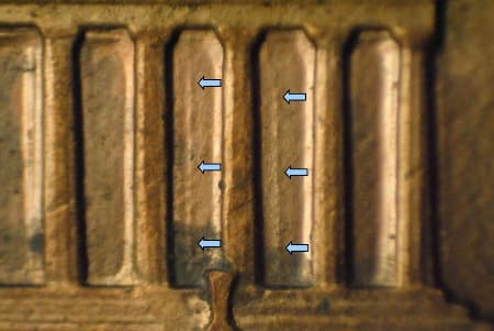 1990 Doubled Die Reverse WDDR-006
