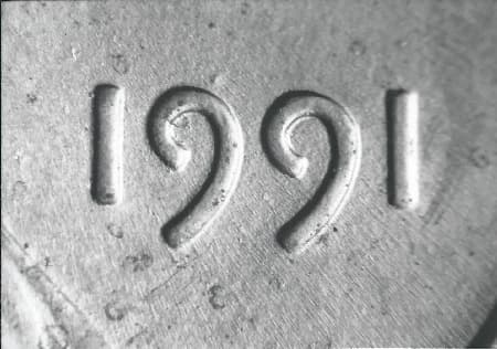 1991 Doubled Die Obverse WDDO-001