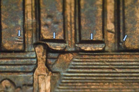 1998 Doubled Die Reverse WDDR-018