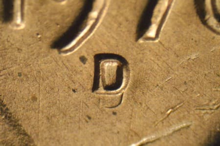 1970-D Repunched Mintmark WRPM-002