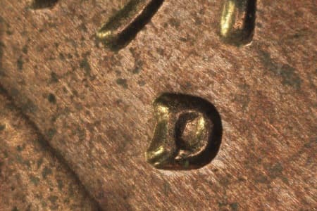 1974-D Repunched Mintmark WRPM-001