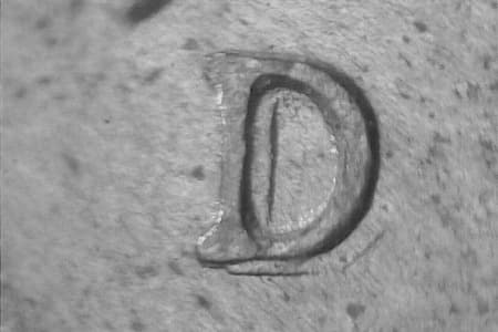 1985-D Repunched Mintmark WRPM-001