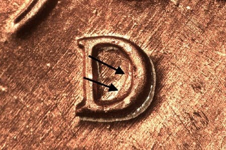 1988-D Repunched Mintmark WRPM-022