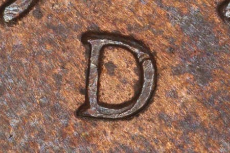1989-D Repunched Mintmark WRPM-006