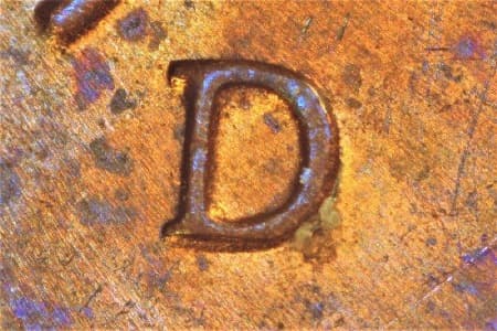 1989-D Repunched Mintmark WRPM-025