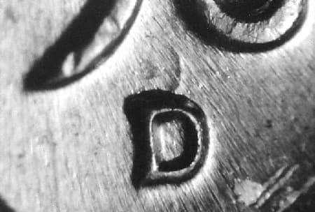 1961-D Repunched Mintmark WRPM-014