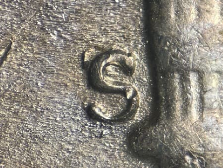 1954-S Repunched Mintmark WRPM-001