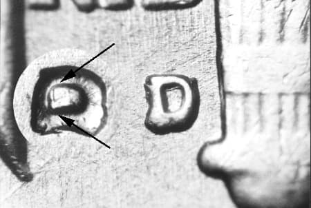 1962-D Repunched Mintmark WRPM-001