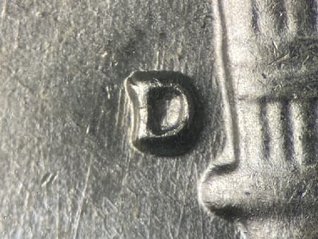 1964-D Repunched Mintmark WRPM-008