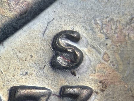 1973-S Repunched Mintmark WRPM-001