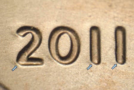 2011 Doubled Die Obverse WDDO-001