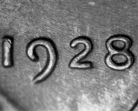 1928 Doubled Die Obverse WDDO-001