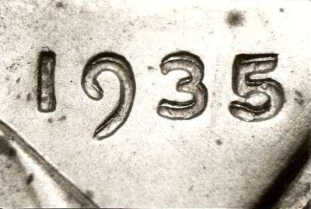 1935 Doubled Die Obverse WDDO-001