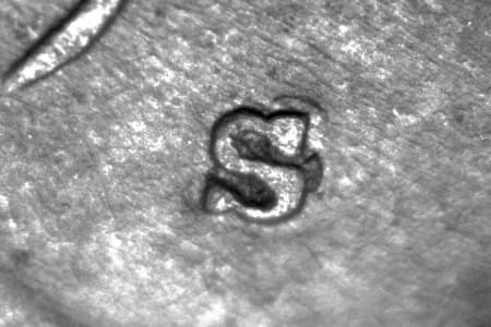 1909-S Repunched Mintmark WRPM-001