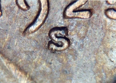 1925-S Repunched Mintmark WRPM-004