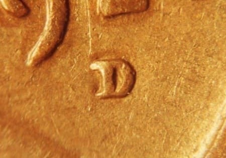 1927-D Repunched Mintmark WRPM-003