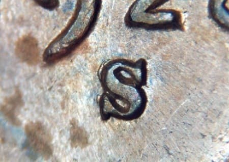 1928-S Repunched Mintmark WRPM-004