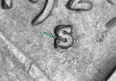 1929-S Repunched Mintmark WRPM-004