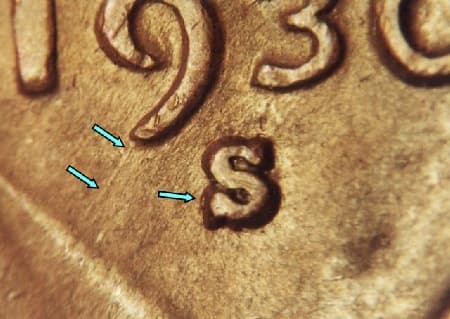 1930-S Repunched Mintmark WRPM-006