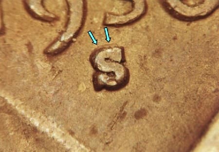 1930-S Repunched Mintmark WRPM-007
